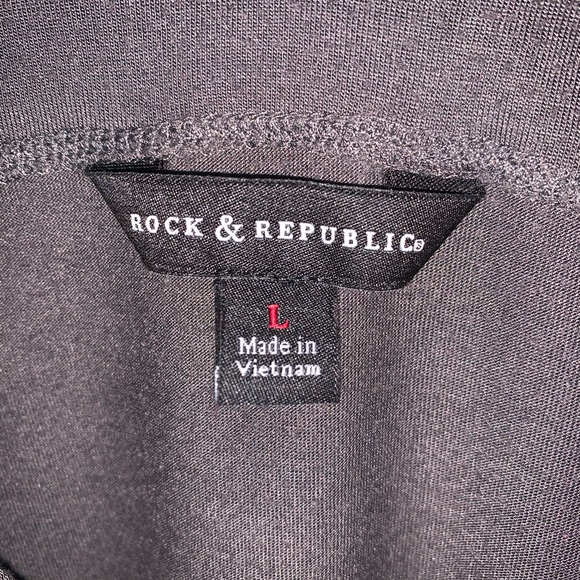 Dark grey bejeweled cut out top - Picture 7 of 8